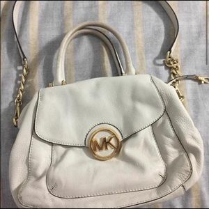 Michael Kota Bone Leather Handbag
